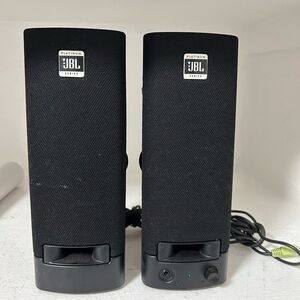 JBL Platinum Series Black Speakers
